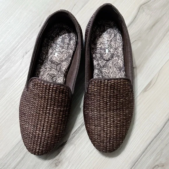 Birdies THE‎ STARLING in Mahogany Raffia Loafer